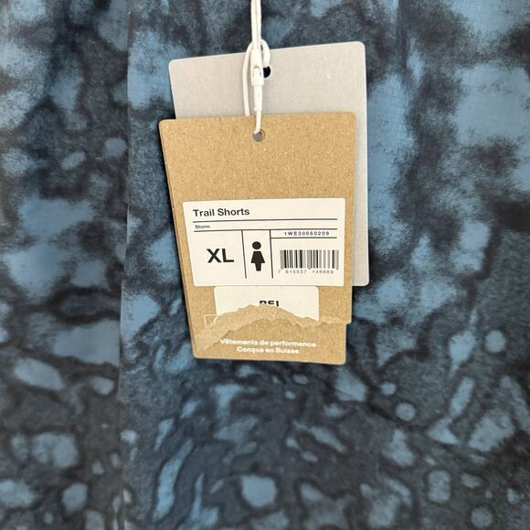 On Cloud Trail Shorts Womens XL Storm Teal Green Black Lined 4.5” Inseam Running - Picture 8 of 14